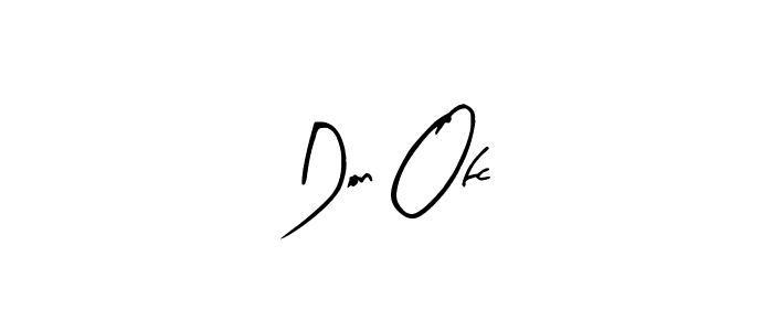 Create a beautiful signature design for name Don Ofc. With this signature (Arty Signature) fonts, you can make a handwritten signature for free. Don Ofc signature style 8 images and pictures png