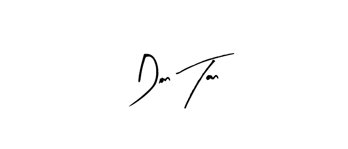 Similarly Arty Signature is the best handwritten signature design. Signature creator online .You can use it as an online autograph creator for name Don Tan. Don Tan signature style 8 images and pictures png