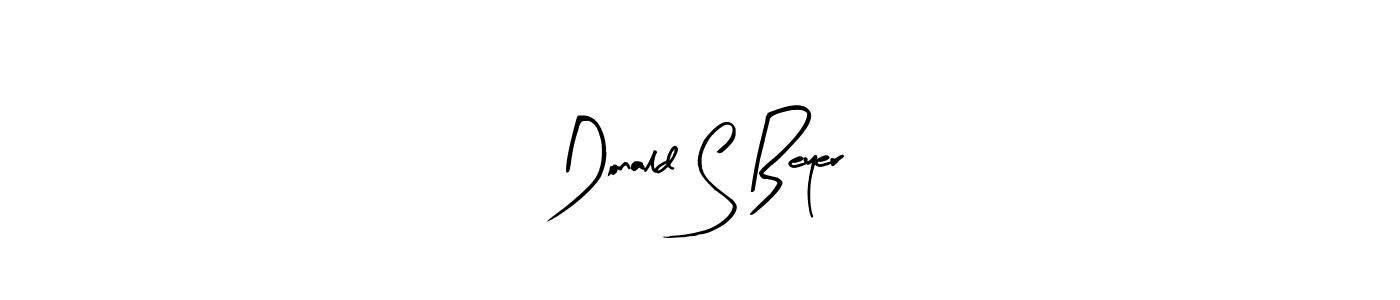 Also we have Donald S Beyer name is the best signature style. Create professional handwritten signature collection using Arty Signature autograph style. Donald S Beyer signature style 8 images and pictures png