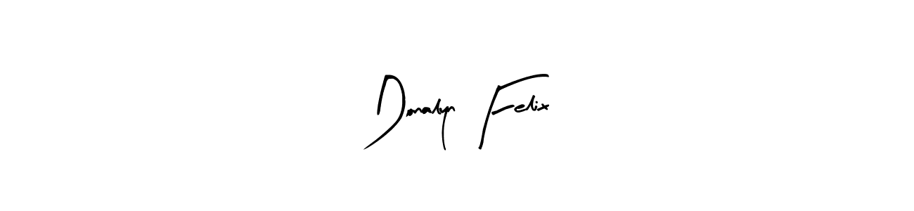 The best way (Arty Signature) to make a short signature is to pick only two or three words in your name. The name Donalyn Felix include a total of six letters. For converting this name. Donalyn Felix signature style 8 images and pictures png
