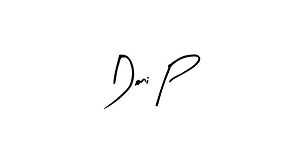 Use a signature maker to create a handwritten signature online. With this signature software, you can design (Arty Signature) your own signature for name Doni P. Doni P signature style 8 images and pictures png