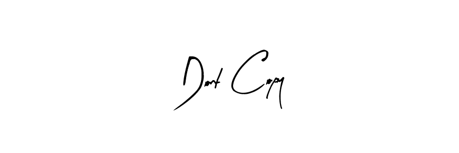 The best way (Arty Signature) to make a short signature is to pick only two or three words in your name. The name Dont Copy include a total of six letters. For converting this name. Dont Copy signature style 8 images and pictures png