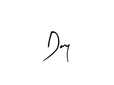 Make a beautiful signature design for name Dony. Use this online signature maker to create a handwritten signature for free. Dony signature style 8 images and pictures png