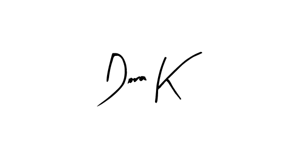 The best way (Arty Signature) to make a short signature is to pick only two or three words in your name. The name Dora K include a total of six letters. For converting this name. Dora K signature style 8 images and pictures png