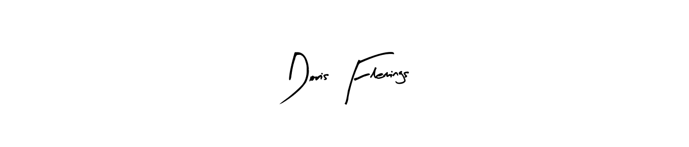 Create a beautiful signature design for name Doris Flemings. With this signature (Arty Signature) fonts, you can make a handwritten signature for free. Doris Flemings signature style 8 images and pictures png