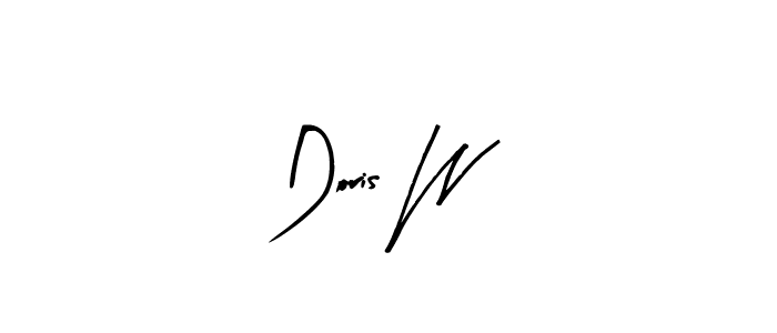 Also we have Doris W name is the best signature style. Create professional handwritten signature collection using Arty Signature autograph style. Doris W signature style 8 images and pictures png