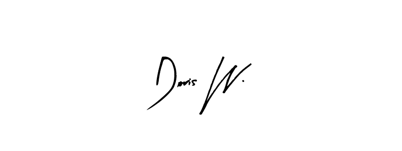 Also we have Doris W. name is the best signature style. Create professional handwritten signature collection using Arty Signature autograph style. Doris W. signature style 8 images and pictures png