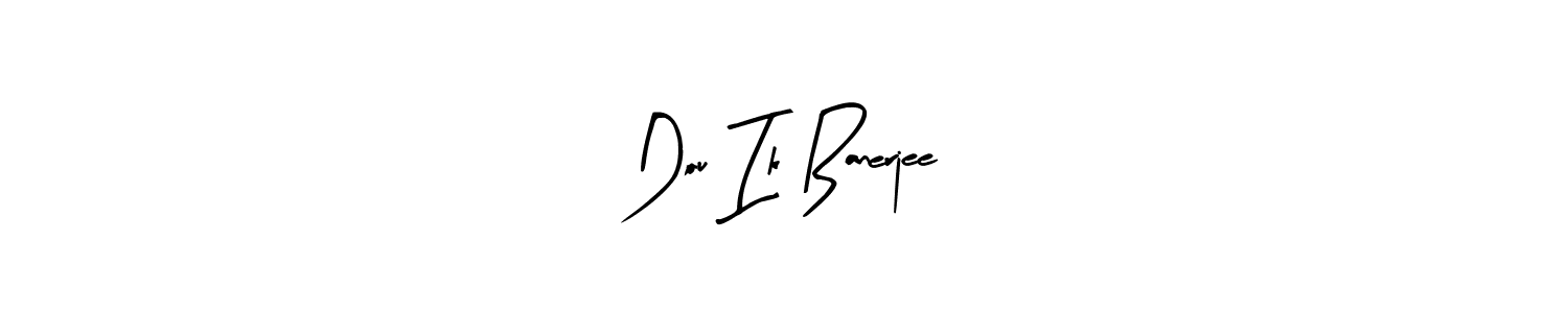 Create a beautiful signature design for name Dou Ik Banerjee. With this signature (Arty Signature) fonts, you can make a handwritten signature for free. Dou Ik Banerjee signature style 8 images and pictures png