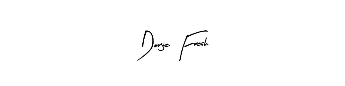 Create a beautiful signature design for name Dougie Fresh. With this signature (Arty Signature) fonts, you can make a handwritten signature for free. Dougie Fresh signature style 8 images and pictures png