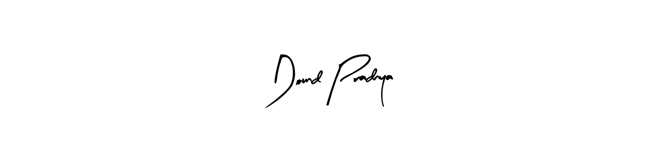 if you are searching for the best signature style for your name Dound Pradnya. so please give up your signature search. here we have designed multiple signature styles  using Arty Signature. Dound Pradnya signature style 8 images and pictures png
