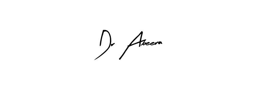Create a beautiful signature design for name Dr Abeera. With this signature (Arty Signature) fonts, you can make a handwritten signature for free. Dr Abeera signature style 8 images and pictures png