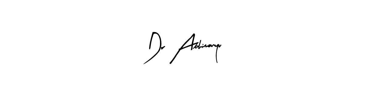 Also we have Dr Abhimanyu name is the best signature style. Create professional handwritten signature collection using Arty Signature autograph style. Dr Abhimanyu signature style 8 images and pictures png