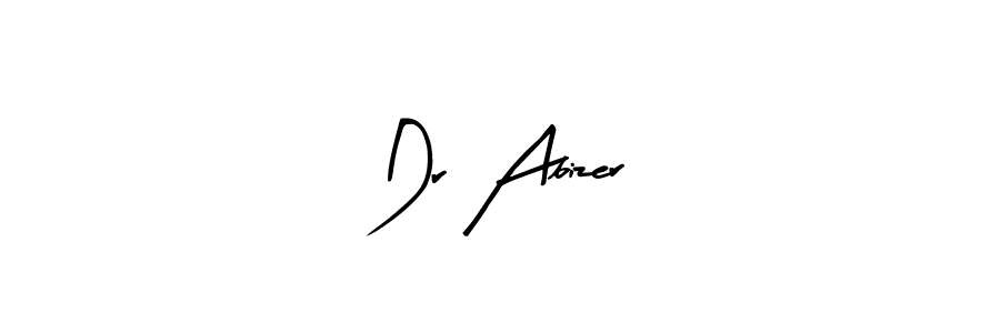 You should practise on your own different ways (Arty Signature) to write your name (Dr Abizer) in signature. don't let someone else do it for you. Dr Abizer signature style 8 images and pictures png