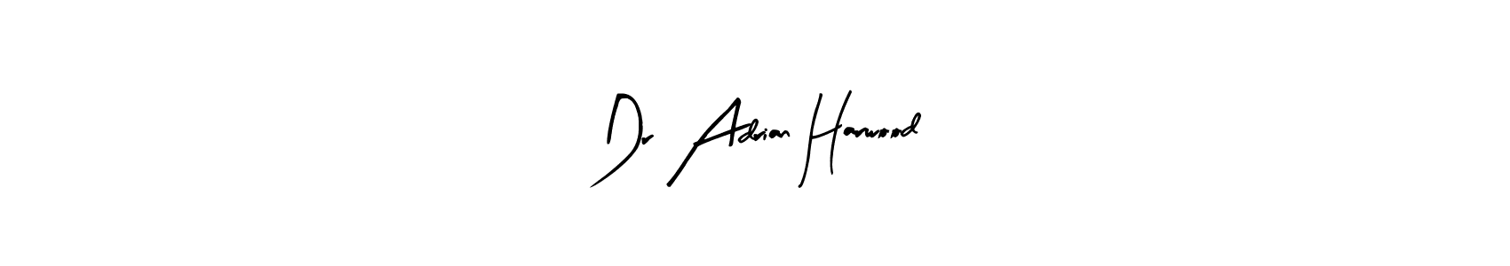 Design your own signature with our free online signature maker. With this signature software, you can create a handwritten (Arty Signature) signature for name Dr Adrian Harwood. Dr Adrian Harwood signature style 8 images and pictures png