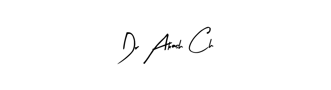 Create a beautiful signature design for name Dr Akash Ch. With this signature (Arty Signature) fonts, you can make a handwritten signature for free. Dr Akash Ch signature style 8 images and pictures png