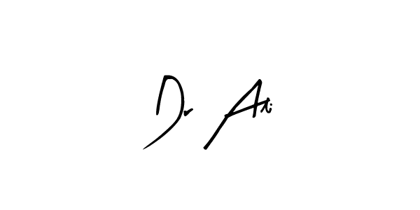 Make a beautiful signature design for name Dr Ali. With this signature (Arty Signature) style, you can create a handwritten signature for free. Dr Ali signature style 8 images and pictures png