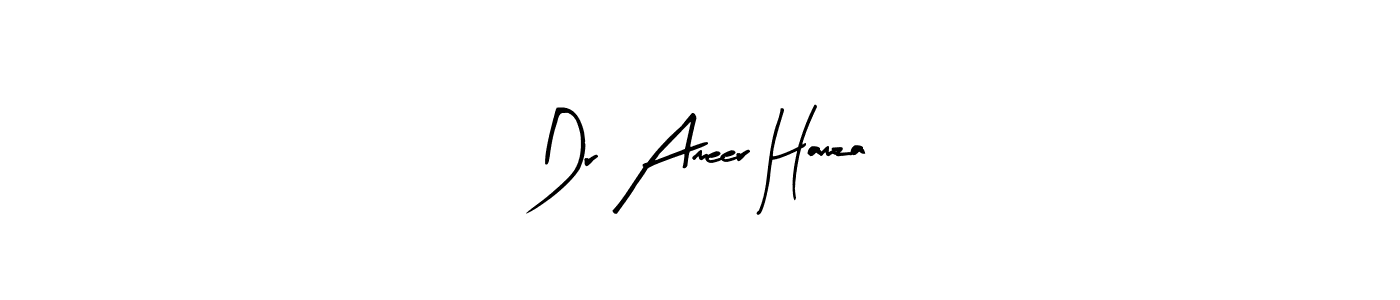 Make a beautiful signature design for name Dr Ameer Hamza. With this signature (Arty Signature) style, you can create a handwritten signature for free. Dr Ameer Hamza signature style 8 images and pictures png