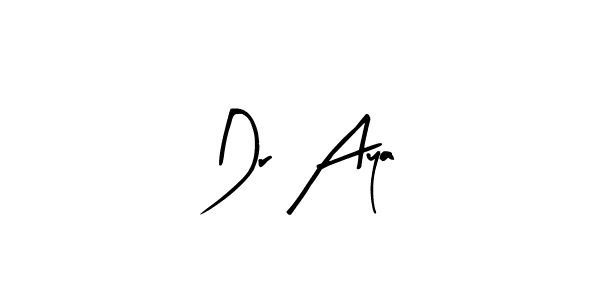 Also we have Dr Aya name is the best signature style. Create professional handwritten signature collection using Arty Signature autograph style. Dr Aya signature style 8 images and pictures png