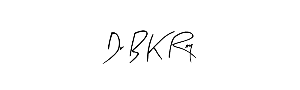 The best way (Arty Signature) to make a short signature is to pick only two or three words in your name. The name Dr B K Roy include a total of six letters. For converting this name. Dr B K Roy signature style 8 images and pictures png