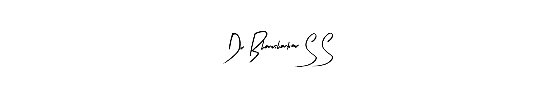 Similarly Arty Signature is the best handwritten signature design. Signature creator online .You can use it as an online autograph creator for name Dr Bhanushankar S S. Dr Bhanushankar S S signature style 8 images and pictures png