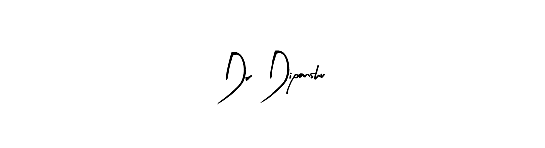 How to make Dr Dipanshu name signature. Use Arty Signature style for creating short signs online. This is the latest handwritten sign. Dr Dipanshu signature style 8 images and pictures png