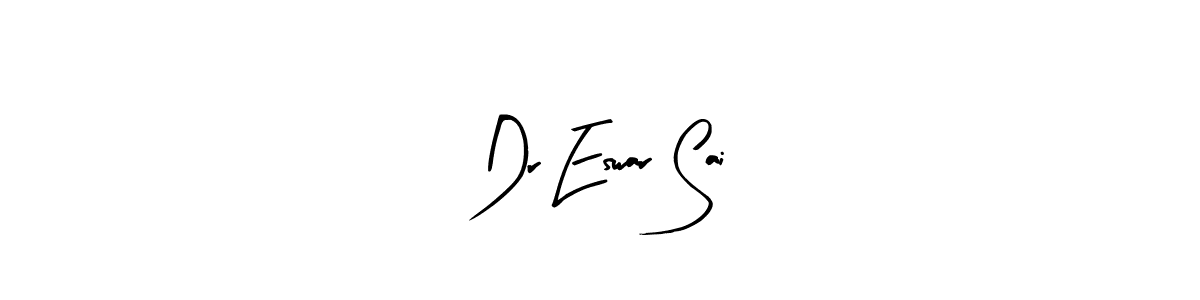 Design your own signature with our free online signature maker. With this signature software, you can create a handwritten (Arty Signature) signature for name Dr Eswar Sai. Dr Eswar Sai signature style 8 images and pictures png