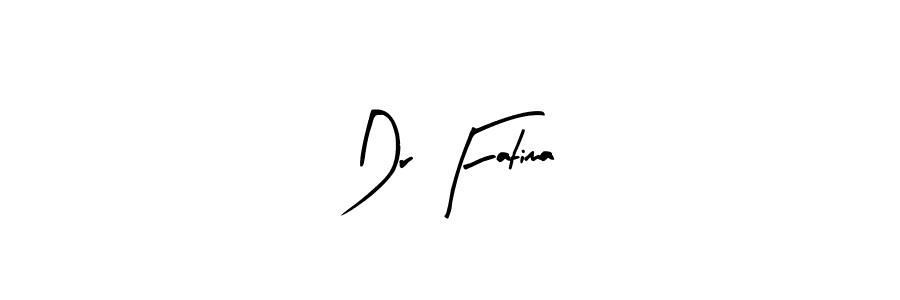 Arty Signature is a professional signature style that is perfect for those who want to add a touch of class to their signature. It is also a great choice for those who want to make their signature more unique. Get Dr Fatima name to fancy signature for free. Dr Fatima signature style 8 images and pictures png