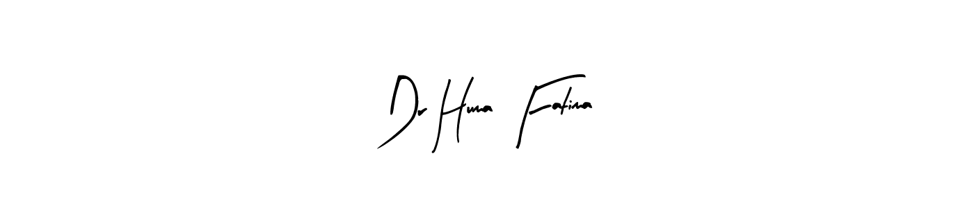 How to make Dr Huma Fatima name signature. Use Arty Signature style for creating short signs online. This is the latest handwritten sign. Dr Huma Fatima signature style 8 images and pictures png