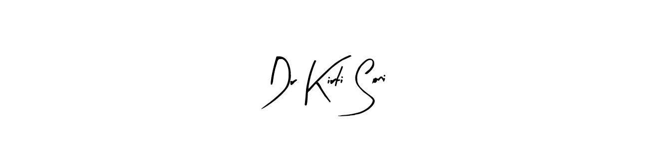Make a beautiful signature design for name Dr Kirti Soni. Use this online signature maker to create a handwritten signature for free. Dr Kirti Soni signature style 8 images and pictures png