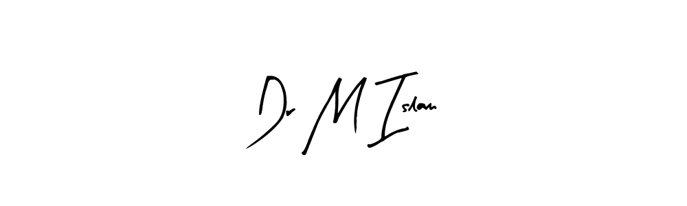 Design your own signature with our free online signature maker. With this signature software, you can create a handwritten (Arty Signature) signature for name Dr M Islam. Dr M Islam signature style 8 images and pictures png