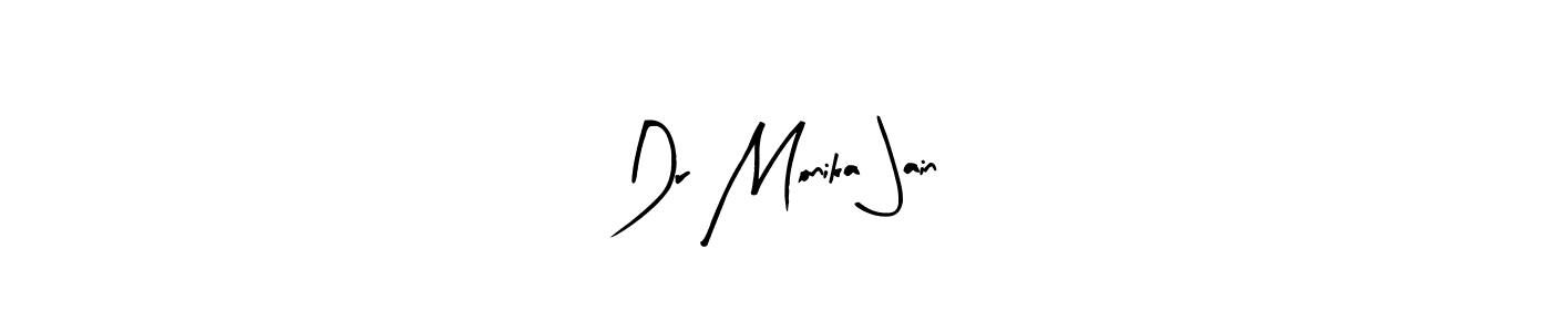 How to make Dr Monika Jain name signature. Use Arty Signature style for creating short signs online. This is the latest handwritten sign. Dr Monika Jain signature style 8 images and pictures png