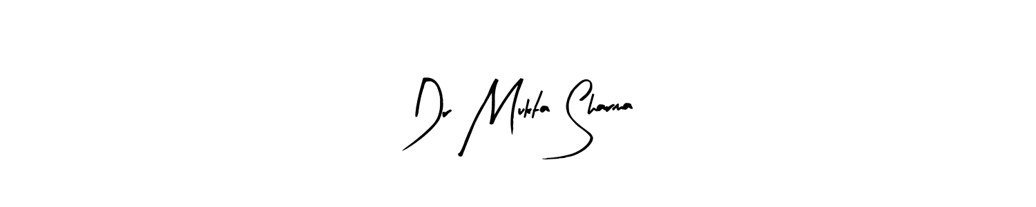 This is the best signature style for the Dr Mukta Sharma name. Also you like these signature font (Arty Signature). Mix name signature. Dr Mukta Sharma signature style 8 images and pictures png
