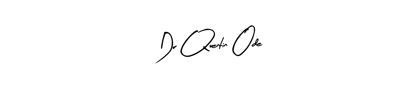 Similarly Arty Signature is the best handwritten signature design. Signature creator online .You can use it as an online autograph creator for name Dr Quentin Ode. Dr Quentin Ode signature style 8 images and pictures png
