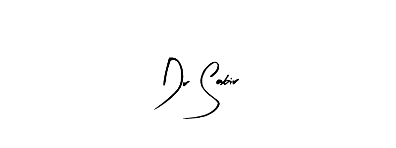 You should practise on your own different ways (Arty Signature) to write your name (Dr Sabir) in signature. don't let someone else do it for you. Dr Sabir signature style 8 images and pictures png