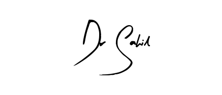 You should practise on your own different ways (Arty Signature) to write your name (Dr Sahil) in signature. Don't let someone else do it for you. Dr Sahil signature style 8 images and pictures png