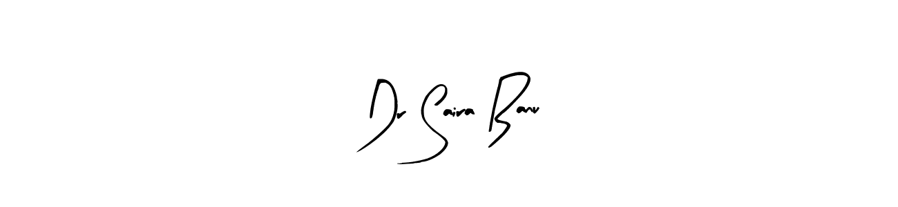 You should practise on your own different ways (Arty Signature) to write your name (Dr Saira Banu) in signature. don't let someone else do it for you. Dr Saira Banu signature style 8 images and pictures png