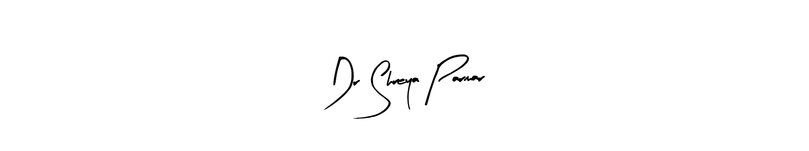 Create a beautiful signature design for name Dr Shreya Parmar. With this signature (Arty Signature) fonts, you can make a handwritten signature for free. Dr Shreya Parmar signature style 8 images and pictures png