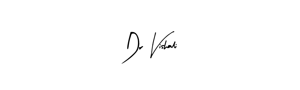 if you are searching for the best signature style for your name Dr Vishali. so please give up your signature search. here we have designed multiple signature styles  using Arty Signature. Dr Vishali signature style 8 images and pictures png