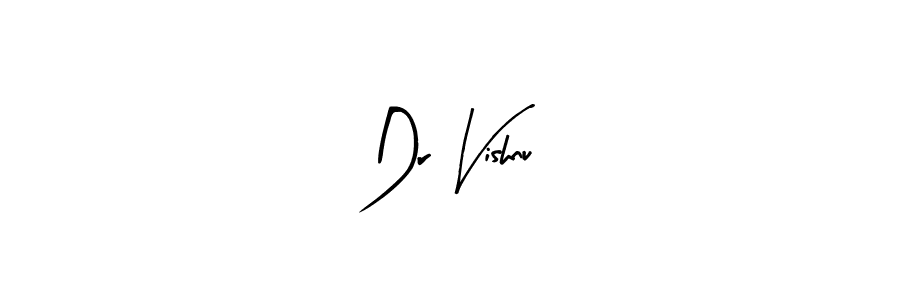 Use a signature maker to create a handwritten signature online. With this signature software, you can design (Arty Signature) your own signature for name Dr Vishnu. Dr Vishnu signature style 8 images and pictures png