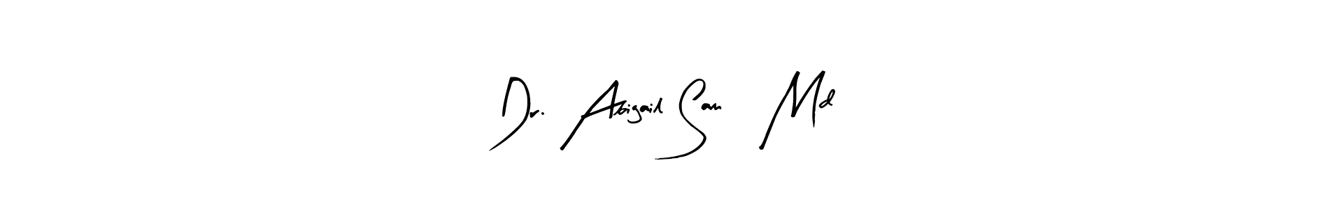 Design your own signature with our free online signature maker. With this signature software, you can create a handwritten (Arty Signature) signature for name Dr. Abigail Sam, Md. Dr. Abigail Sam, Md signature style 8 images and pictures png