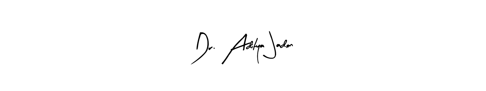 Also we have Dr. Aditya Jadon name is the best signature style. Create professional handwritten signature collection using Arty Signature autograph style. Dr. Aditya Jadon signature style 8 images and pictures png