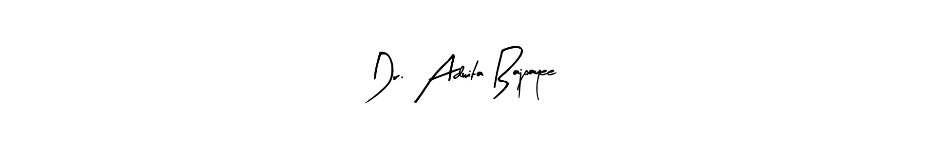 Also we have Dr. Adwita Bajpayee name is the best signature style. Create professional handwritten signature collection using Arty Signature autograph style. Dr. Adwita Bajpayee signature style 8 images and pictures png