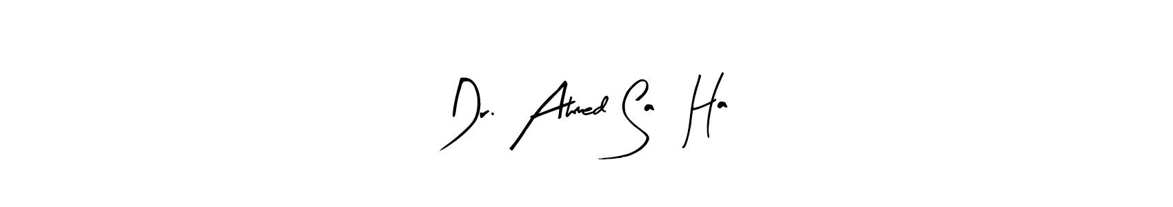 Here are the top 10 professional signature styles for the name Dr. Ahmed Sa   Ha. These are the best autograph styles you can use for your name. Dr. Ahmed Sa   Ha signature style 8 images and pictures png