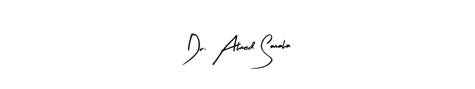 Similarly Arty Signature is the best handwritten signature design. Signature creator online .You can use it as an online autograph creator for name Dr. Ahmed Samaha. Dr. Ahmed Samaha signature style 8 images and pictures png