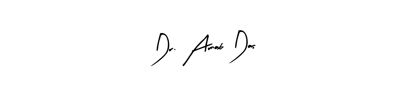 How to make Dr. Arnab Das name signature. Use Arty Signature style for creating short signs online. This is the latest handwritten sign. Dr. Arnab Das signature style 8 images and pictures png