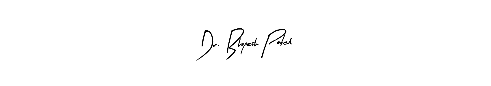 Make a beautiful signature design for name Dr. Bhupesh Patel. With this signature (Arty Signature) style, you can create a handwritten signature for free. Dr. Bhupesh Patel signature style 8 images and pictures png