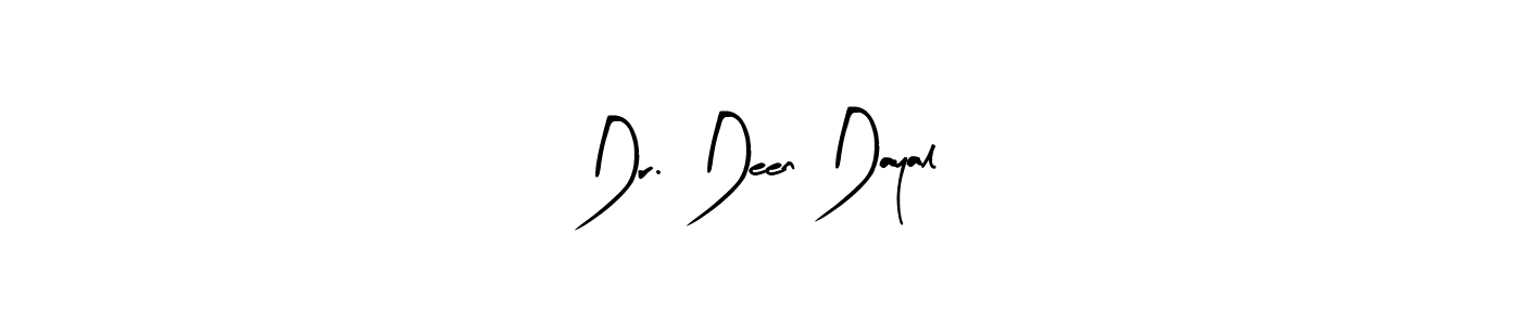 Arty Signature is a professional signature style that is perfect for those who want to add a touch of class to their signature. It is also a great choice for those who want to make their signature more unique. Get Dr. Deen Dayal name to fancy signature for free. Dr. Deen Dayal signature style 8 images and pictures png