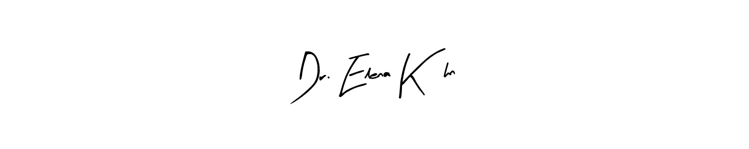 Make a beautiful signature design for name Dr. Elena Kühn. Use this online signature maker to create a handwritten signature for free. Dr. Elena Kühn signature style 8 images and pictures png