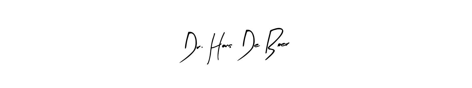 You should practise on your own different ways (Arty Signature) to write your name (Dr. Hans De Boer) in signature. don't let someone else do it for you. Dr. Hans De Boer signature style 8 images and pictures png