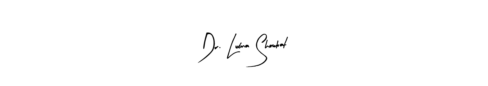 Here are the top 10 professional signature styles for the name Dr. Lubna Showkat. These are the best autograph styles you can use for your name. Dr. Lubna Showkat signature style 8 images and pictures png